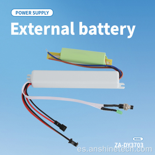 Fuente de alimentación de emergencia con luz LED
